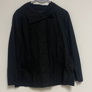 Black Jenne Maac cotton coat